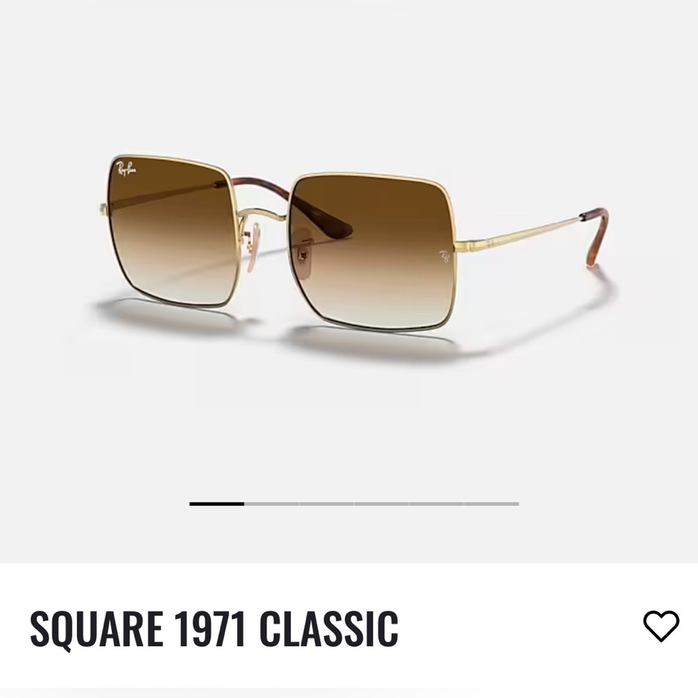 Ray-Ban Square 1971 Classic Sunglasses - Brown Gradient